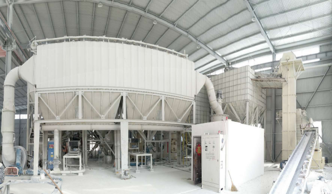 HGM125L calcium carbonate grinding plant in China